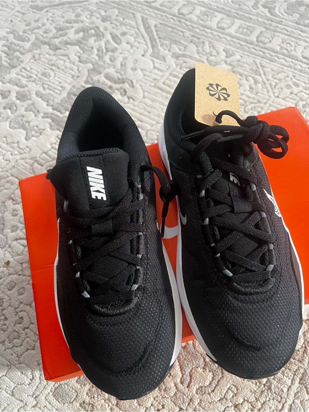 Nike Men’s Black and White Athletic Running Shoes